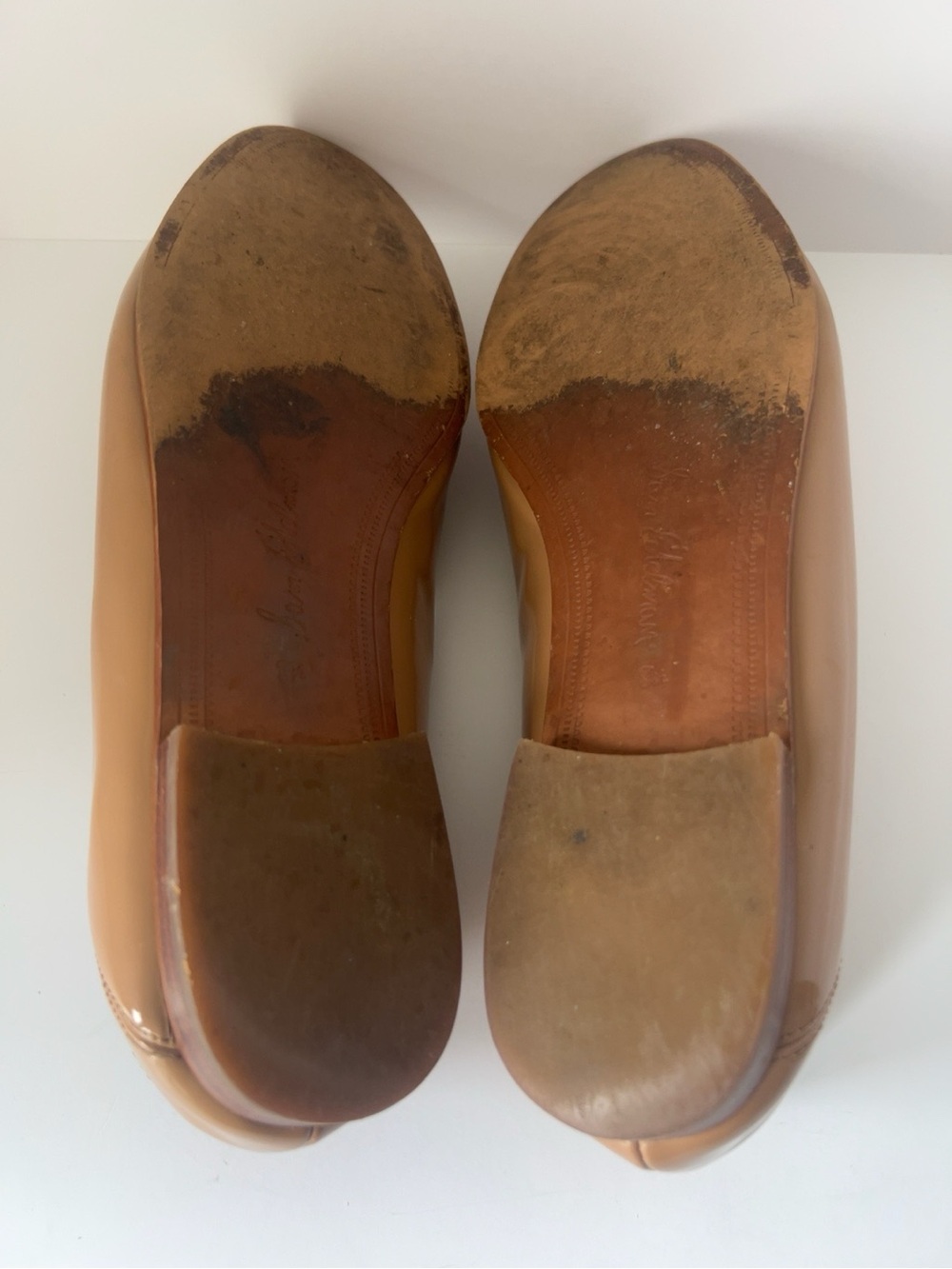 Sam Edelman Loraine Patent Leather Loafer Camel Tan Gold Bit Women Slip-On Flats - Picture 3 of 7